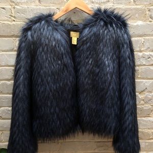 Faux fur coat